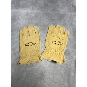 Vintage well Lamont‎ size large leather Chevy work gloves